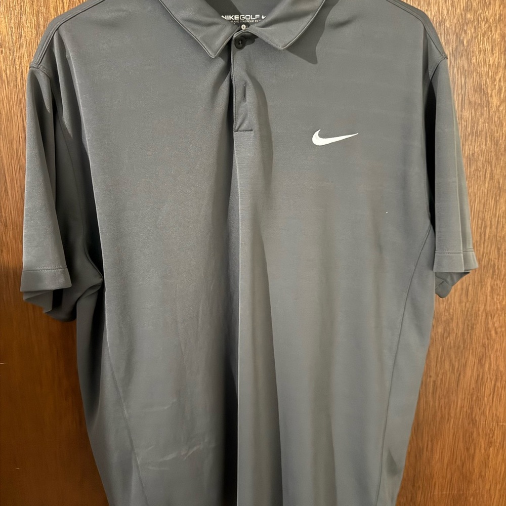 Nike Gray Performance Polo Shirt